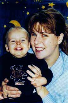 Photo of Margaret's daughter and grandchild.
